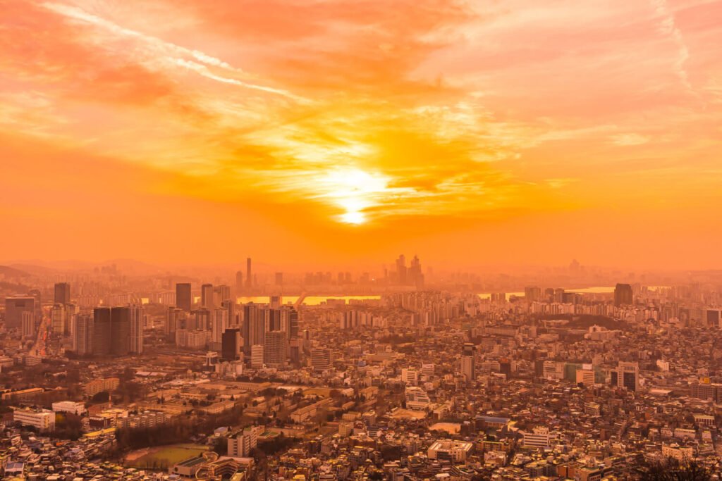 Heatwave in city